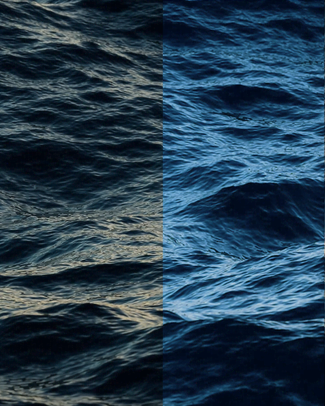 To make the water move, i used a video of an ocean and changed the colour to match the original still.